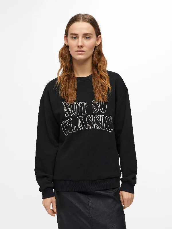 Exclusive Weekend Offers Inside MORA OVERSIZE SWEATSHIRT (BLACK)