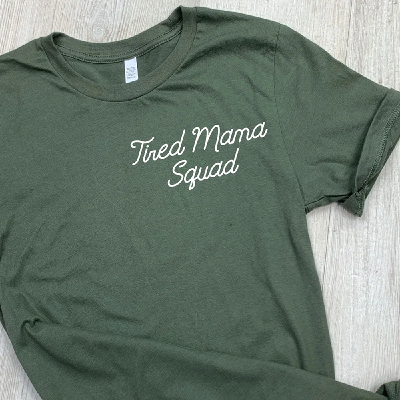 Tired Mama Squad Mini Logo Tee (MRK X)