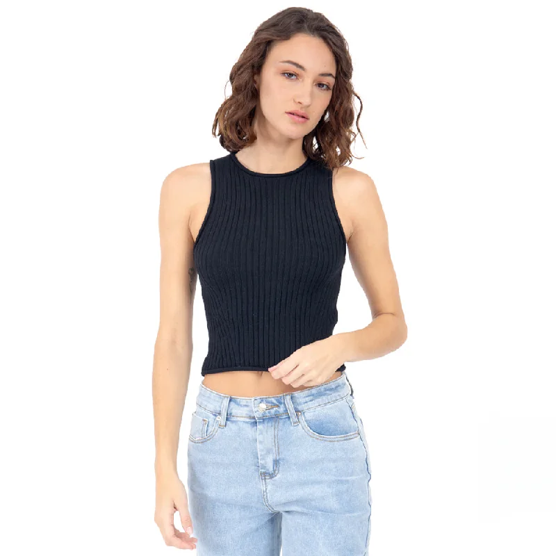 TOP CANALÉ DE PUNTO PARA MUJER FOREVER 21