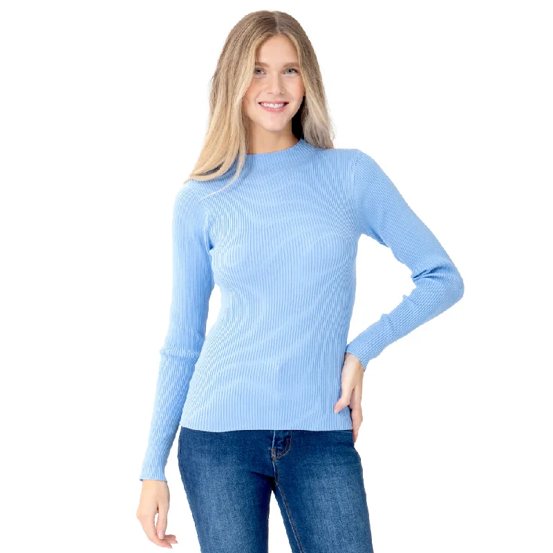 PLAYERA PARA MUJER KNITTED LONG SLEEVE MEDIUM NECK FOREVER 21