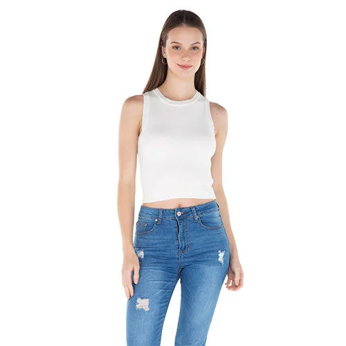 TOP CUELLO REDONDO PARA MUJER FOREVER 21