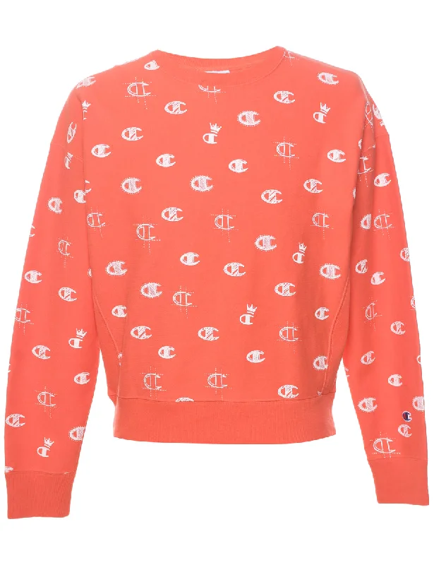 Champion Reverse Weave Printed Sweatshirt - L