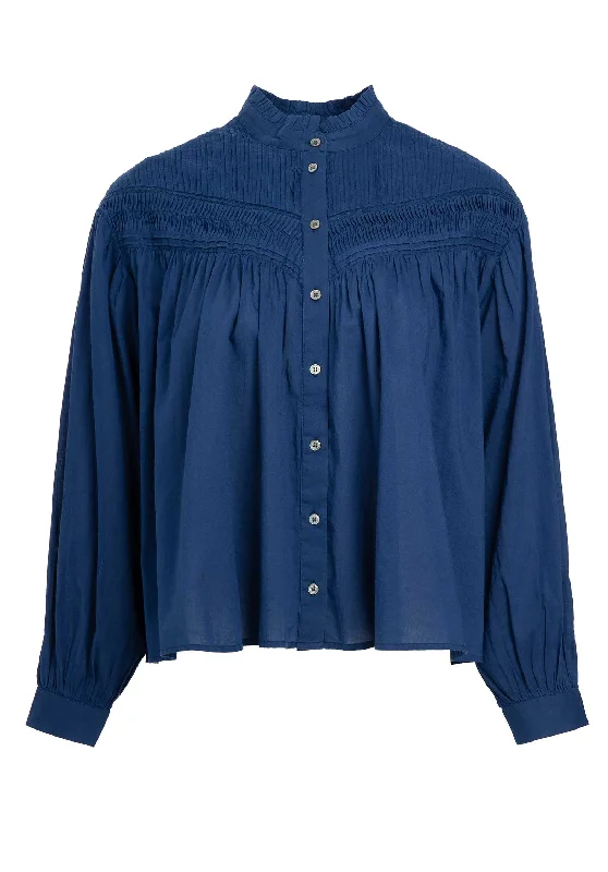 Blouse X5cfc004 Clara Shirt Marine-Blue