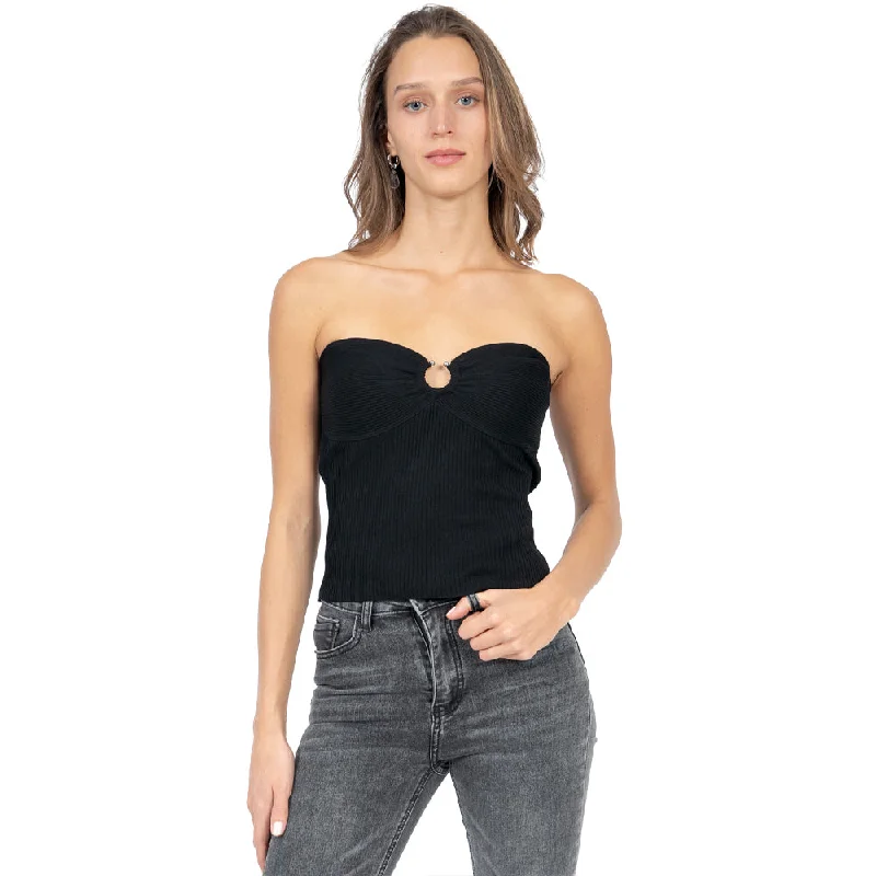 TOP KNIT STRAPLESS PARA MUJER FOREVER 21