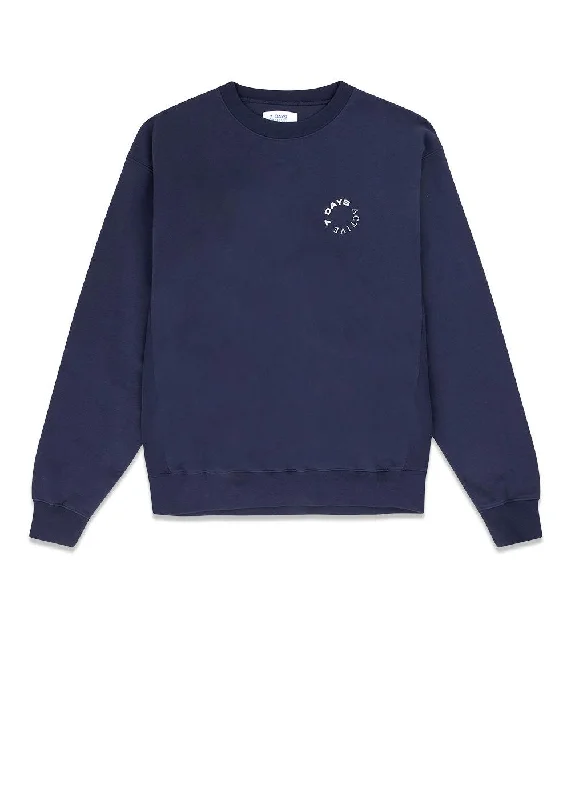 Organic Crew Neck - Navy