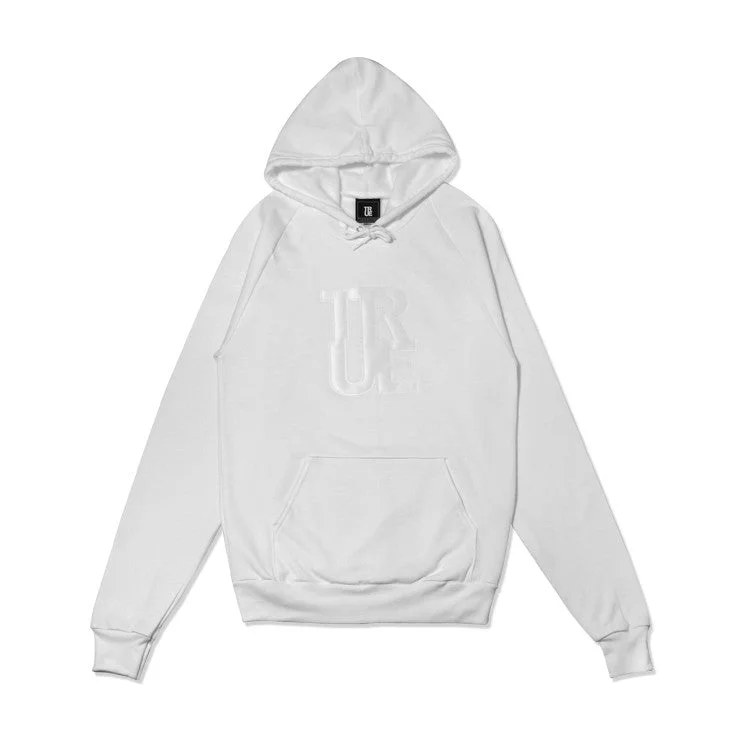 Womens True Logo Hoodie White