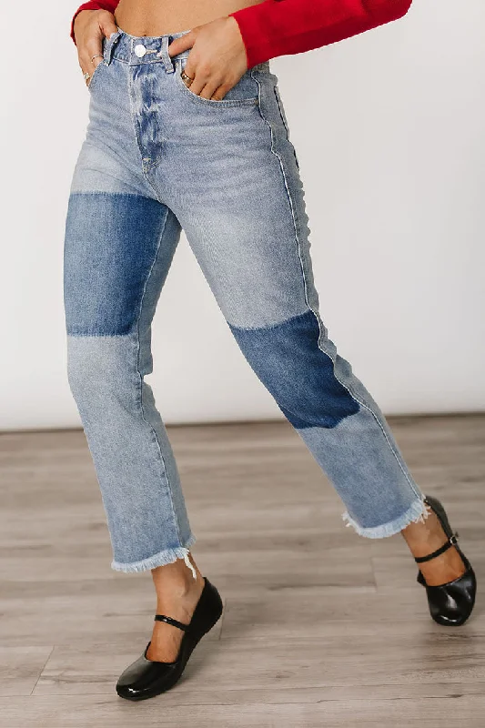 Rachel Mixed Wash Jeans