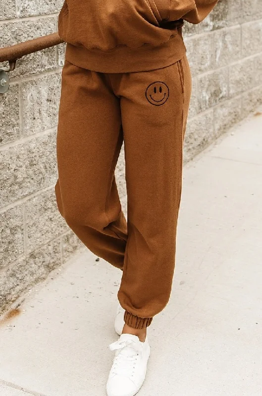 Signature Joggers- Be Happy