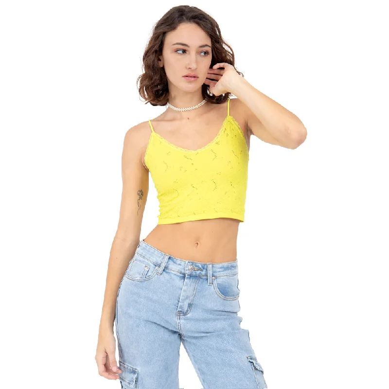 TOP STRAPPY ENCAJE Y TIRANTES PARA MUJER FOREVER 21