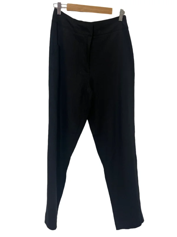 Linen Blend Pant - Black