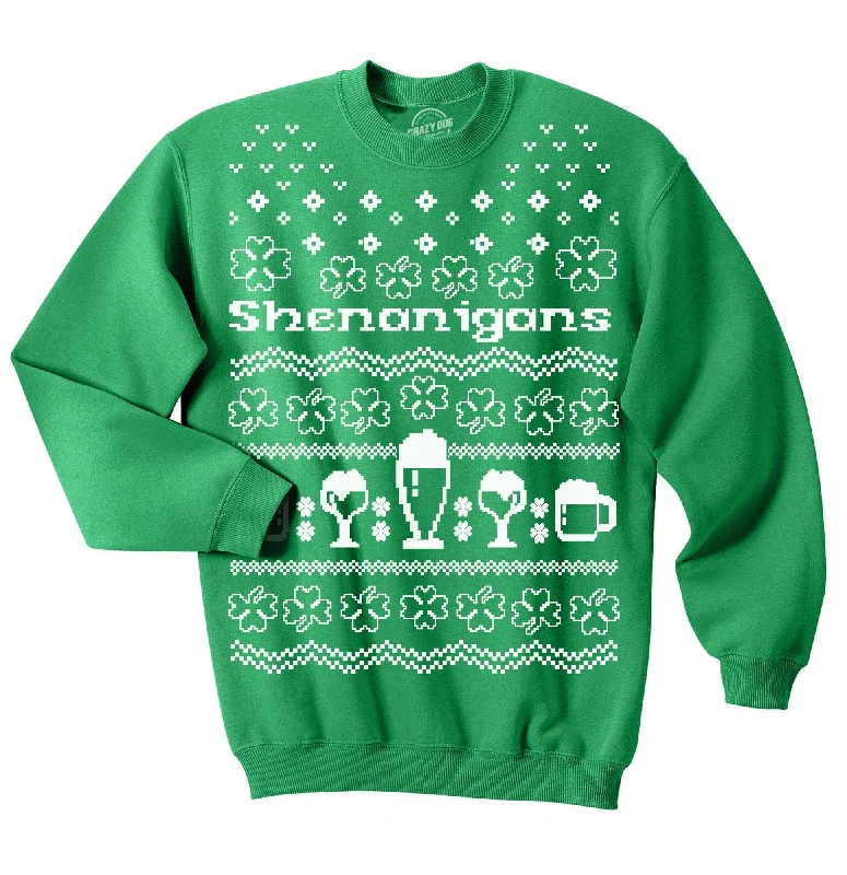 Shenanigans Ugly Sweater Crew Neck Sweatshirt