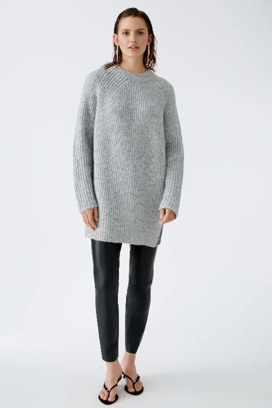 Longline Jumper - Grey