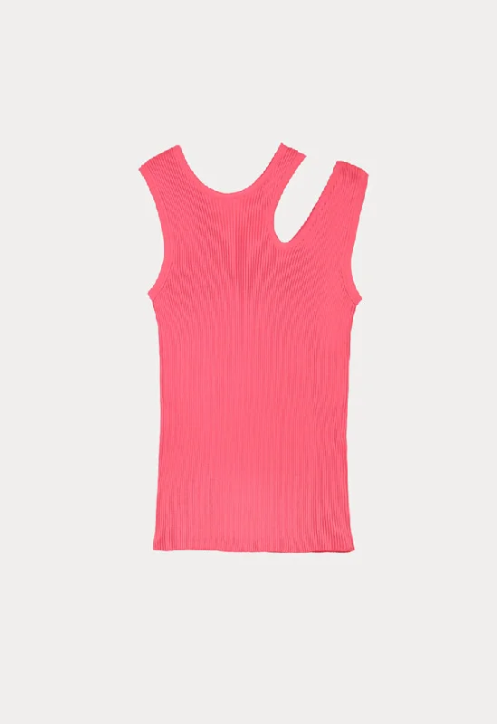 Ribbed Sleeveless Top