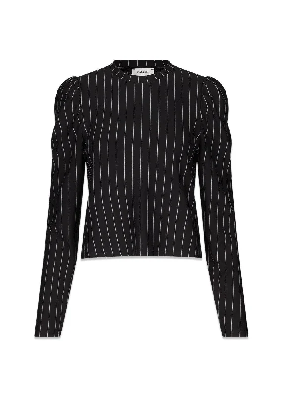 FadilMD o-neck - Black Pinstripe