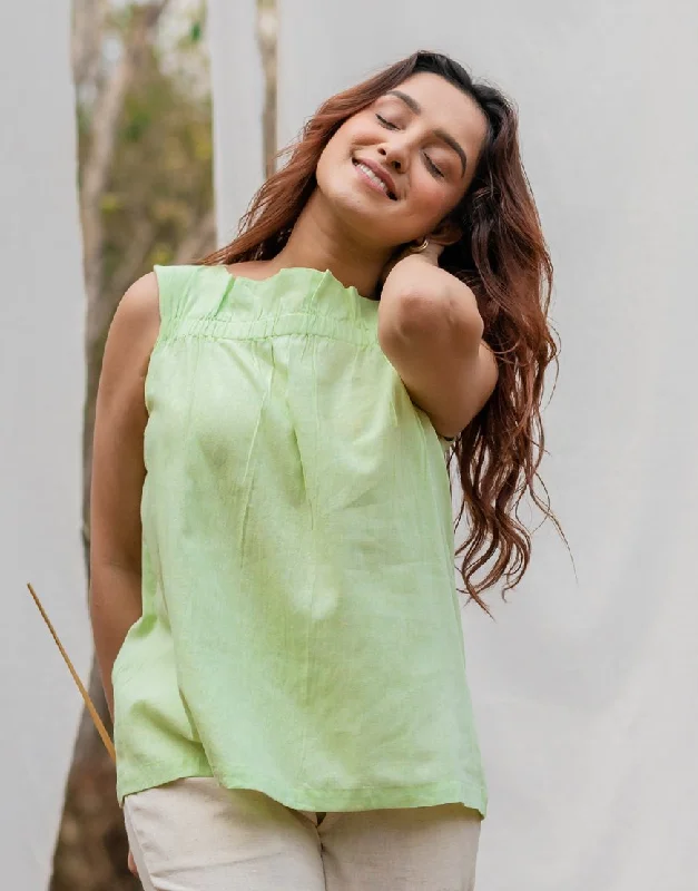 Mint Green Sleeveless Top