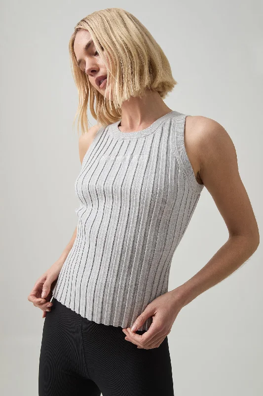 Hydra Logo Knit Ribbed Top