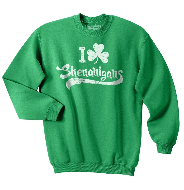 I Clover Shenanigans Crew Neck Sweatshirt