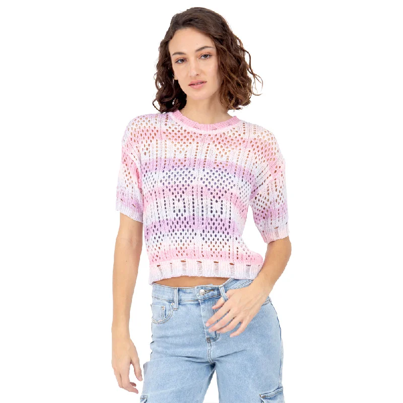 PLAYERA DE PUNTO MANGA LARGA PARA MUJER FOREVER 21