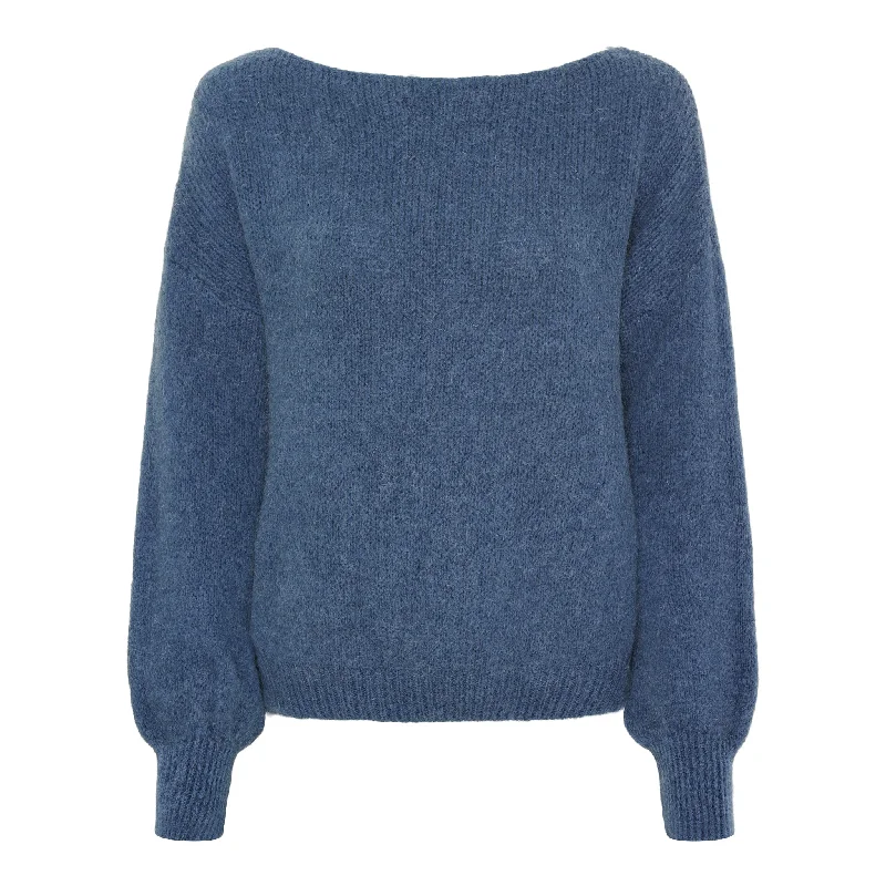 Oversized Jumper - Denim Blue