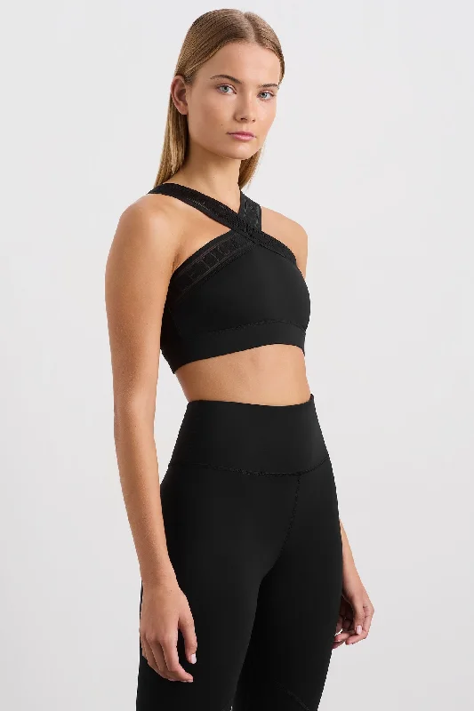 Cross Neck Sports Crop 384