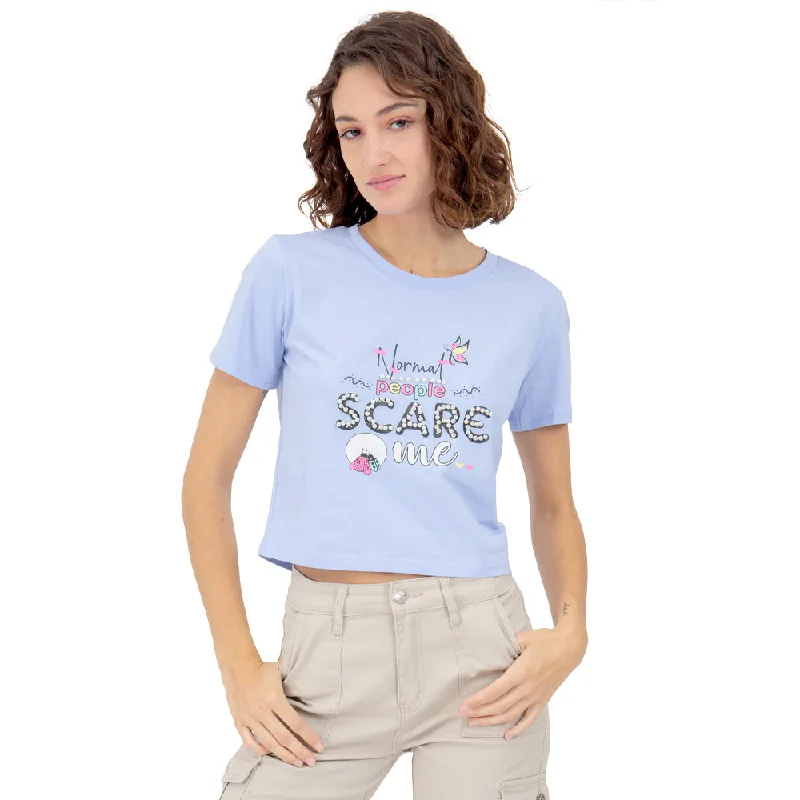 PLAYERA PARA MUJER ESTAMPADO SCARE FOREVER 21