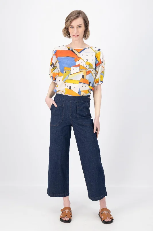 Peggy Ligera Pants Dark Wash in Summer Denim | Pre-Order