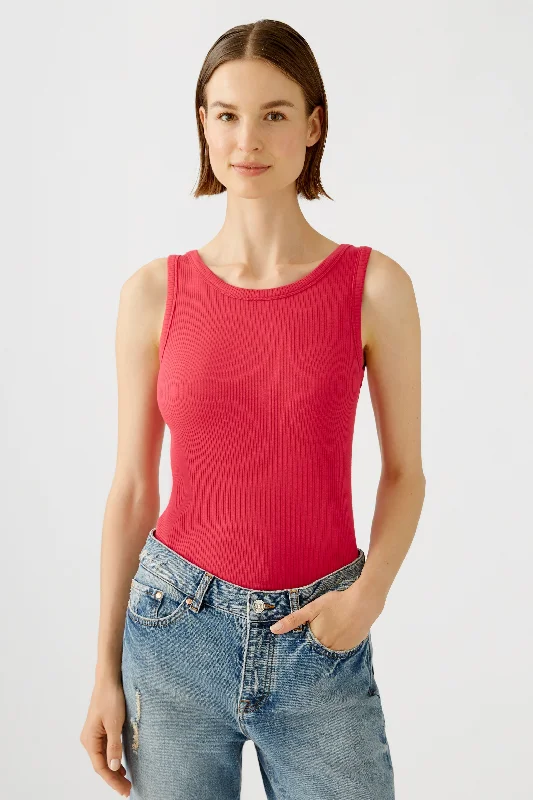 Ribbed Vest - Pink