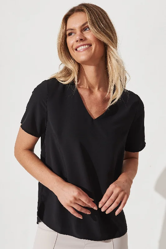 Trinity Top In Black