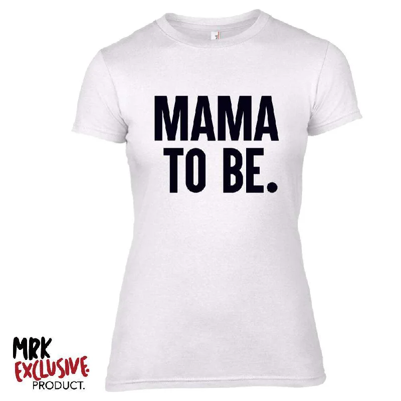 Mama To Be White/Black Tee (MRK X)